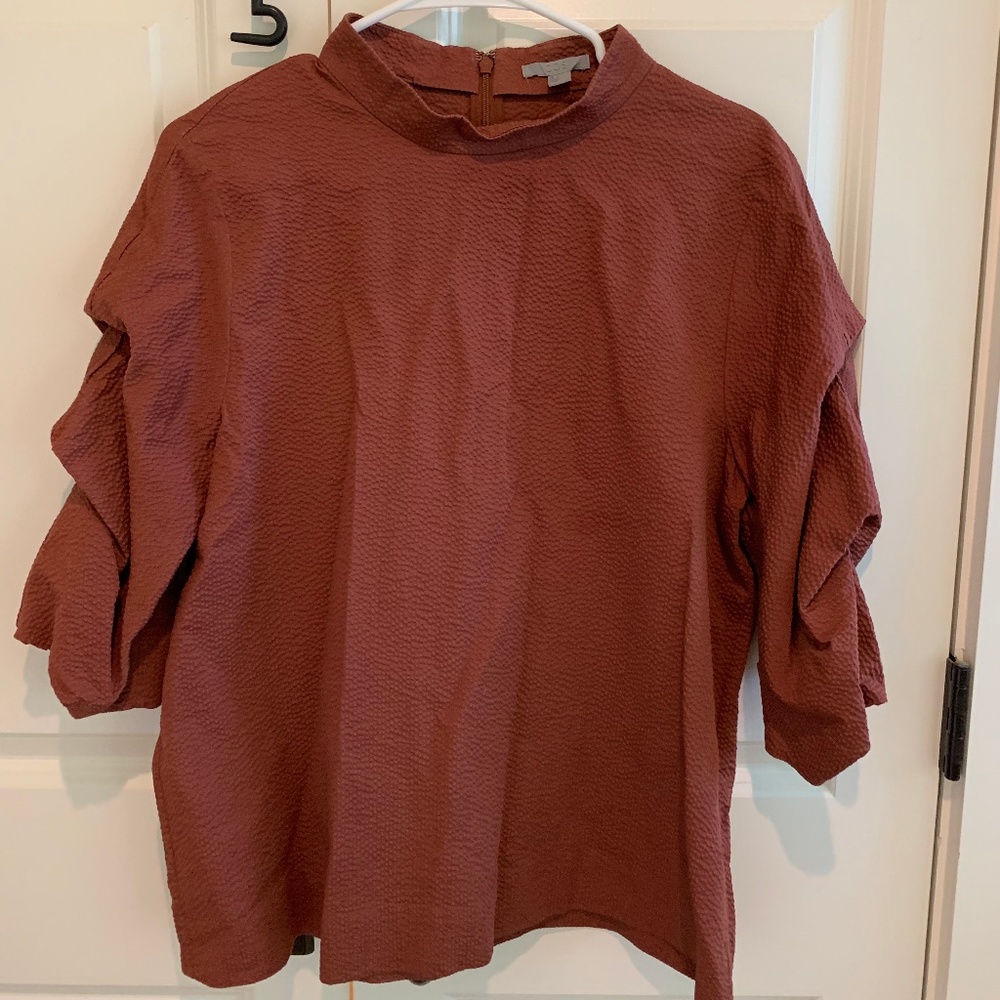 COS Women's Bunched Sleeve Blouse